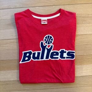 Homage | Washington Bullets '87 - Red Tee | Size Medium | Like New, Never Worn